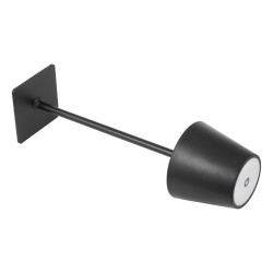 Pöytävalaisimet langattomat ladattavat portaaton himmennys 2 kpl musta 5200 mAh akku 3000–6500K