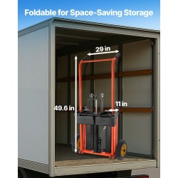 Manuaalinen hydraulinen materiaalinostin lavansiirtovaunu taittuva hiiliteräs 205 kilogrammaa 1000 millimetriä