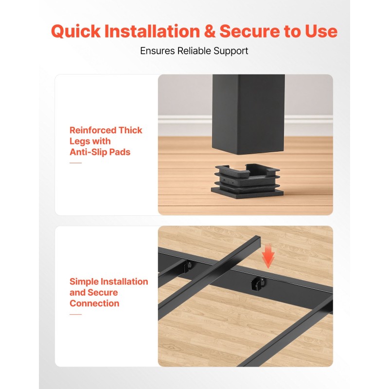 Metallinen daybed-runko musta muunneltava parivuode tai kaksi yhden hengen sänkyä