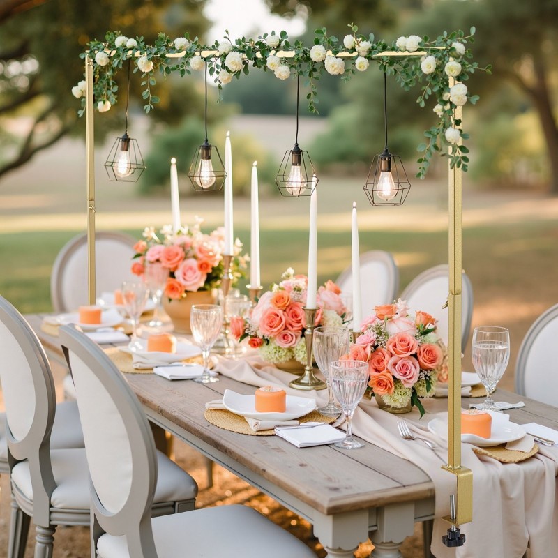 Teräksinen pöydän päälle kiinnitettävä tankoteline puristimilla säädettävä 711–2489 mm kantavuus 4,5–9,1 kg