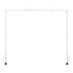 Pöytäkaariteline teräksinen säädettävä valkoinen 711 2489 mm juhlakoristeille