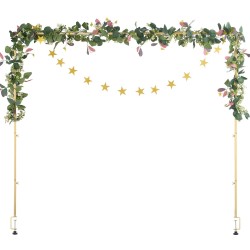 Pöytäkaariteline teräs neliöputki säädettävä pituus 71–249 cm korkeus 33–106 cm puristimilla