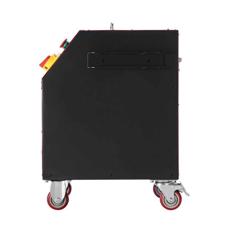 Kuiva jääpuhalluskone 5 kg säiliöllä liikuteltava neljällä suuttimella