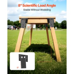 Teräksiset korokekulmat 3 mm 4 kpl 1000 kg ulkokäyttöön
