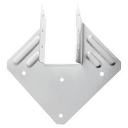 Teräksiset korroosionkestävät kattotuolien kiinnikkeet 25 kpl ulkokäyttöön