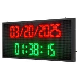 Ohjelmoitava täysivärinen LED mainostaulu P6 alumiinirunko 990x412 mm
