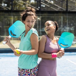 Pickleball-maila T700-hiilikuitupinnalla PP-kennorunko termomuovattu rakenne PU-grippi sisä- ja ulkokäyttöön