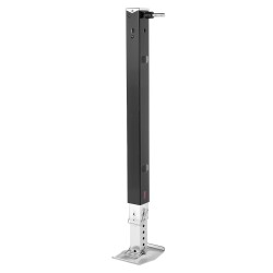 Viidennen pyörän asuntovaunun etujalka Q235A-teräs 2722 kg musta