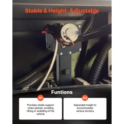 Vaihdelaatikko viidennen pyörän matkailuvaunuun Q235A-teräs 2722 kg yhteensopiva Lippert Atwood Stromberg Carlson