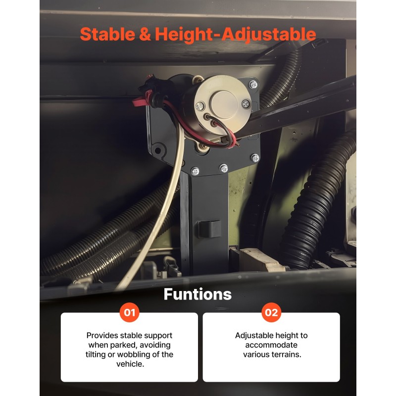 Vaihdelaatikko viidennen pyörän matkailuvaunuun Q235A-teräs 2722 kg yhteensopiva Lippert Atwood Stromberg Carlson