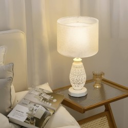 Pellavavarjostin rumpumallinen pellava PVC 330×330×250 mm E14 E26 E27