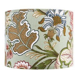 Lamppuvarjostin rumpumallinen pellava muovi teräsrunko 2 kpl 33x33x25 cm