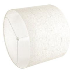 Rummunmuotoinen pellavavarjostin pellava 400x400x300 mm 2 kpl pöytä ja jalkalamppuihin