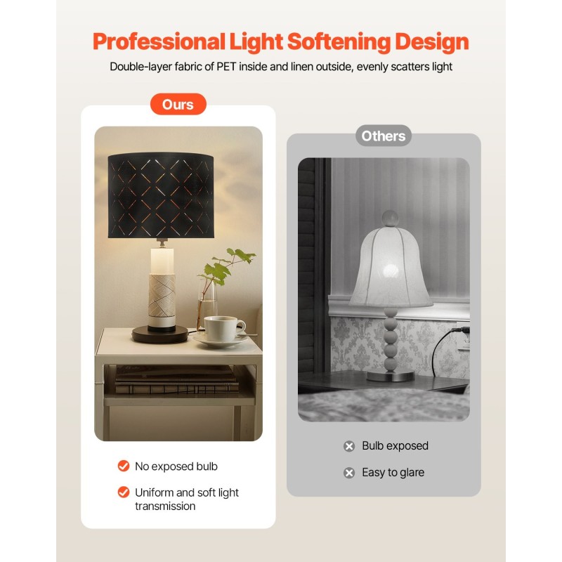 Rumpuvarjostin 2 kpl TC-kangas rautarunko musta ulkopinta kultainen sisäpinta E27-kanta