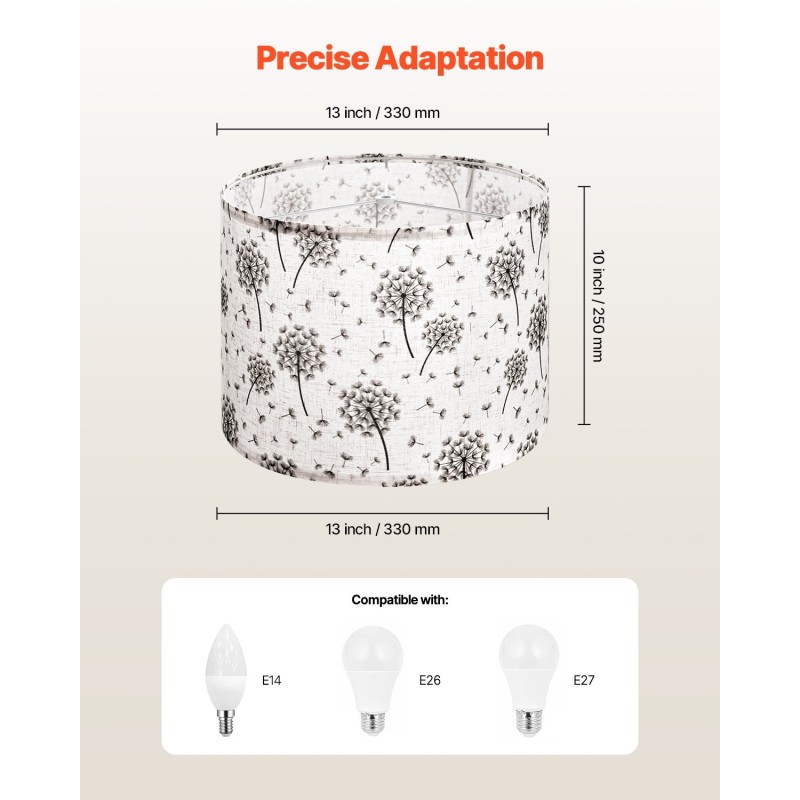 Lampunvarjostimet rumpumuotoiset pellavakankaiset rautarunko 330x330x250 mm 2 kpl