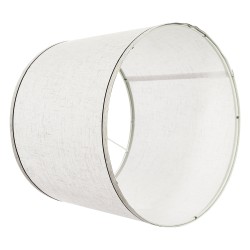 Pellavavarjostin 2 kpl 290×320×245 mm vaalea pellava musta reunus E27-sopiva