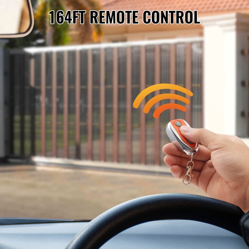 Liukuportin kaukosäädin ABS-muovi ja alumiiniseos 4 painiketta 40 metrin kantama