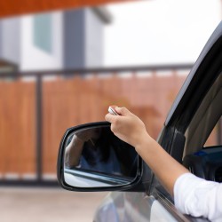 Liukuportin kaukosäädin ABS-muovi ja alumiiniseos 4 painiketta 40 metrin kantama