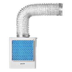 Poistoilmasarja kuivausrummulle sisäkäyttöön ABS muovinen 99 mm neljällä vaihtotyynyllä