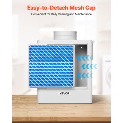 Poistoilmasarja kuivausrummulle sisäkäyttöön ABS-muovinen 99 mm neljällä vaihtotyynyllä