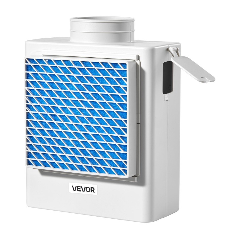 Poistoilmasarja kuivausrummulle sisäkäyttöön ABS-muovinen 99 mm neljällä vaihtotyynyllä