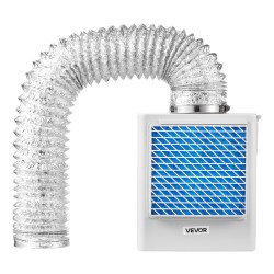 Poistoilmasarja kuivausrummulle sisäkäyttöön ABS-muovinen 99 mm neljällä vaihtotyynyllä