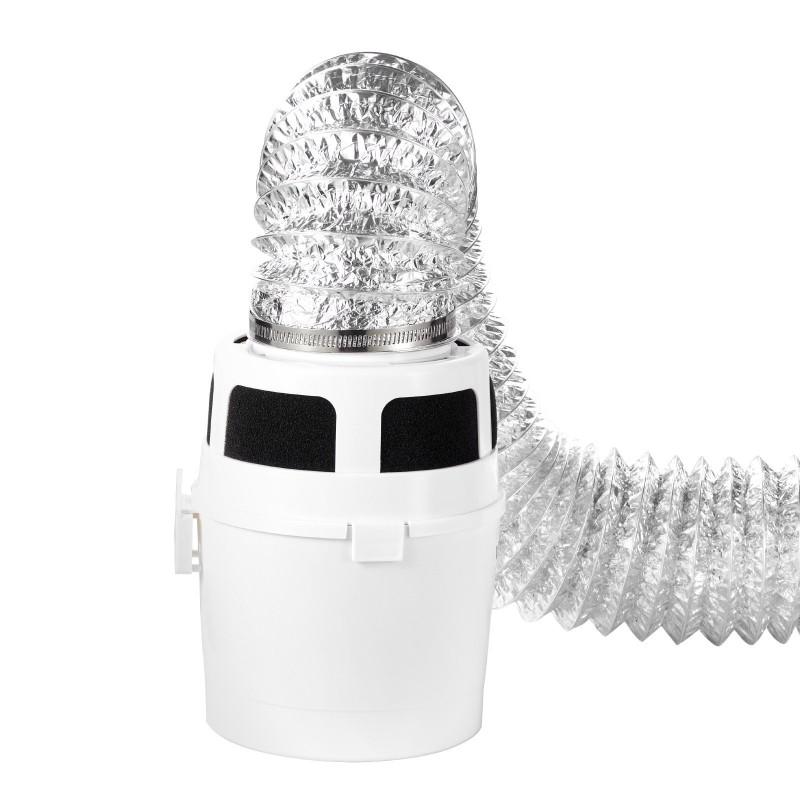 Kuivausrummun poistoputkisarja PP-vesisäiliö alumiinikanava 1500 mm 101,6 mm sisäkäyttöön