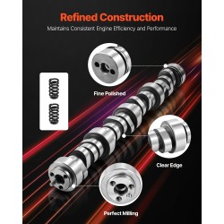 Nokka-akselisarja harmaasta valuraudasta lava-autoihin 4.8–6.2 l sisältää jouset ja tiivisteet