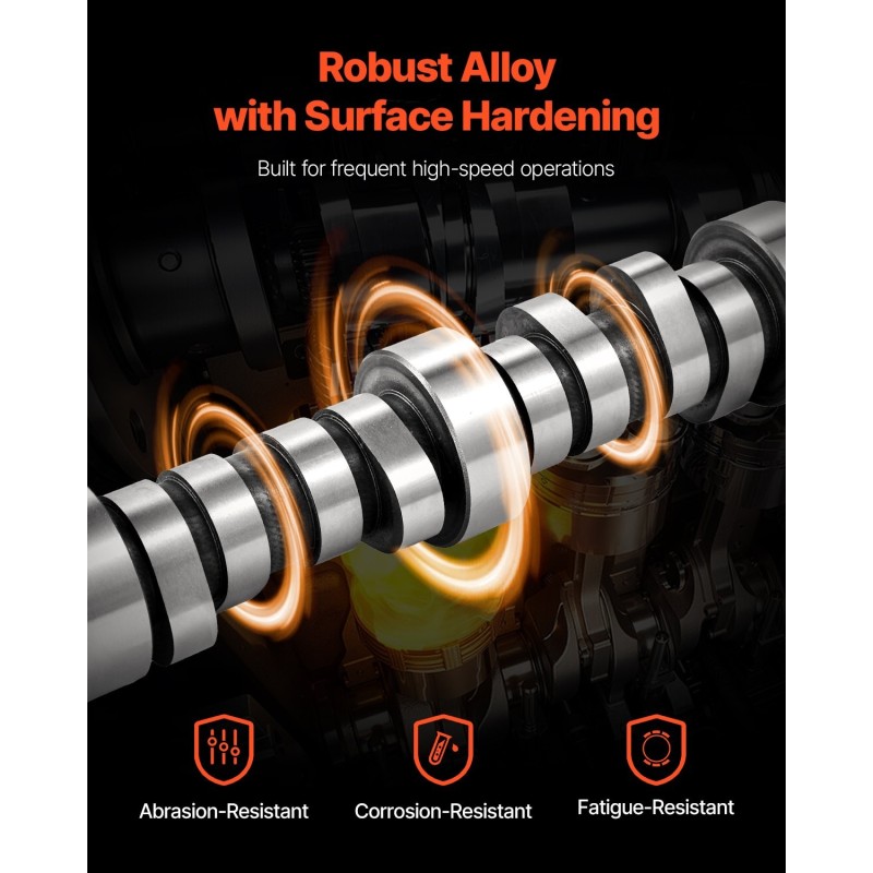 Nokka-akselisarja harmaasta valuraudasta lava-autoihin 4.8–6.2 l sisältää jouset ja tiivisteet