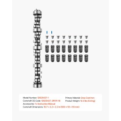 Nokka-akselisarja harmaasta valuraudasta lava-autoihin 4.8–6.2 l sisältää jouset ja tiivisteet