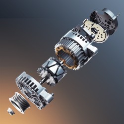 Auton vaihtovirtageneraattori 150 ampeerin lähtö alumiinirunko kuparikelat useisiin automalleihin