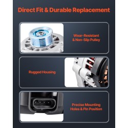 Auton laturi alumiinikotelolla ja puhtailla kuparikierukoilla nimellisvirta 105A yhteensopiva Cadillac Chevy GMC