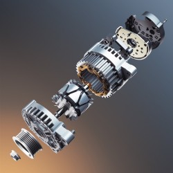 Auton laturi 253 A alumiinikuori puhtaat kuparikäämit suora vaihtolaite