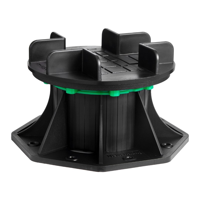 Säädettävä terassin tukijalka PP-muovi 90–118 mm 8 kpl ulkokäyttöön