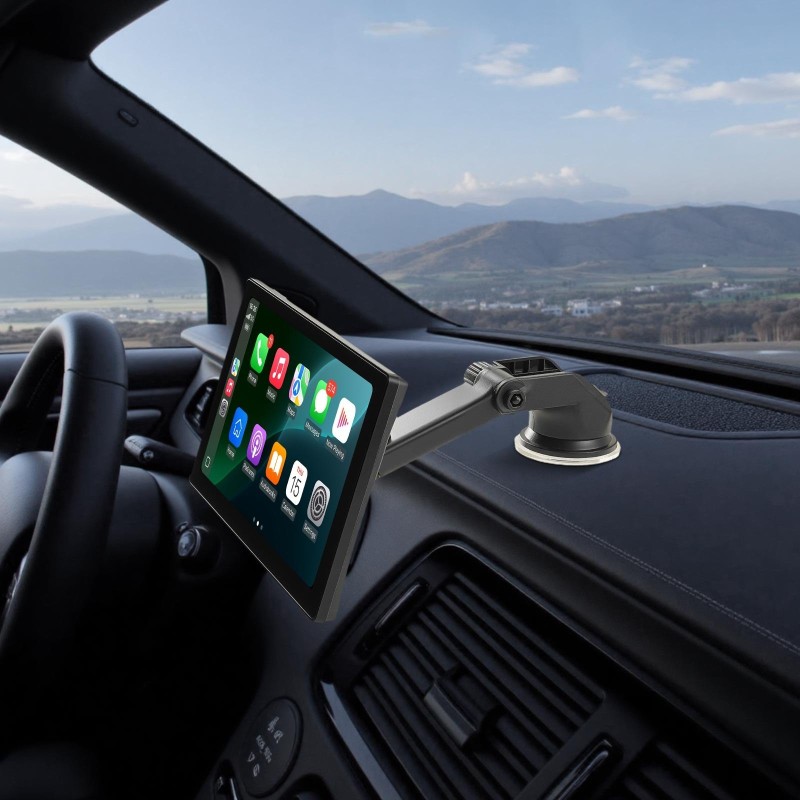 Langaton autostereonäyttö 9-tuumainen teräväpiirto kosketusnäyttö taustakameralla