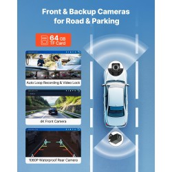 Autosoitin 9-tuumainen teräväpiirto kosketusnäytöllä langaton älypuhelinpeilaus etu- ja peruutuskameroilla