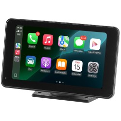 Autoradio 7-tuumainen kosketusnäyttöinen langaton CarPlay Android Auto peruutuskamera 12V-yhteensopiva