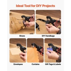 Purjerenkaiden asennussarja alumiiniseosta 10 mm 500 kpl reiän tekoon ja kiinnitykseen