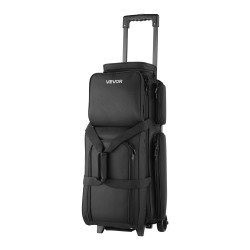 Keilapallolaukku 3 pallolle 600D Oxford kangas PVC pinnoite pyörällinen teleskooppikahva kenkäosasto kokoon US16 asti