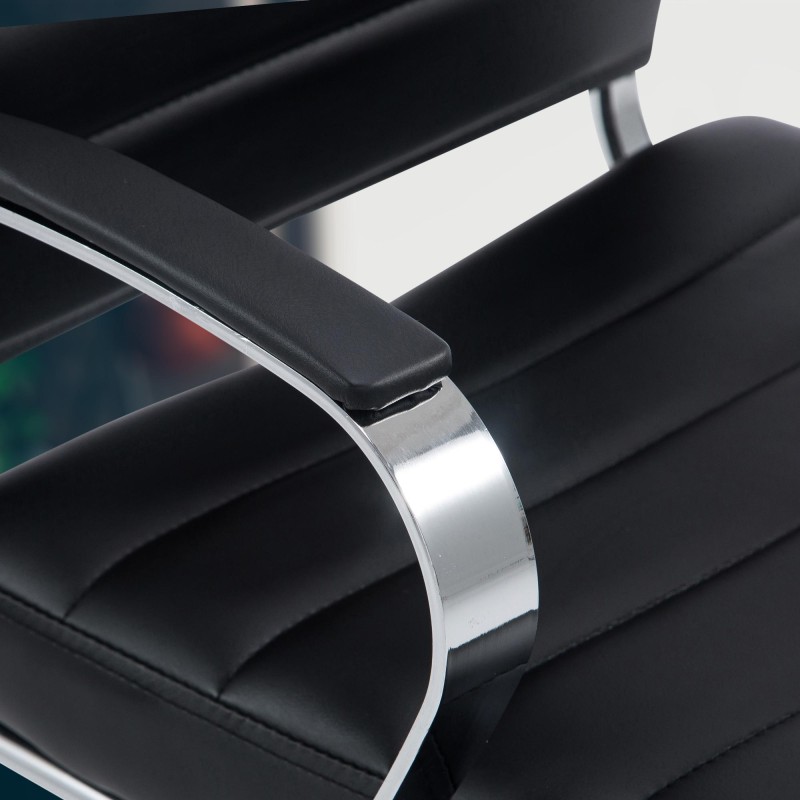 Oakland ergonominen toimistotuoli nahkaverhoilulla säädettävä korkeus ja selkänoja