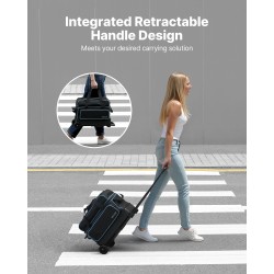 Keilapallolaukku 2 pallolle 600D Oxford-kangas rullilla kosteutta hylkivä kenkäosasto