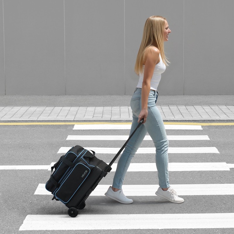 Keilapallolaukku 2 pallolle 600D Oxford-kangas rullilla kosteutta hylkivä kenkäosasto