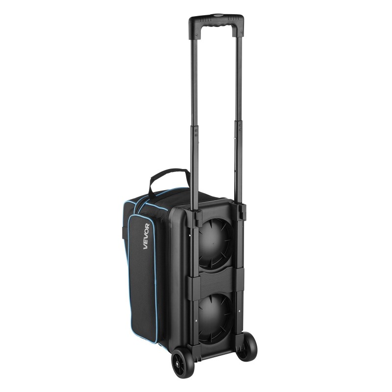 Keilapallolaukku 2 pallolle 600D Oxford-kangas rullilla kosteutta hylkivä kenkäosasto