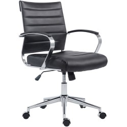 Oakland ergonominen toimistotuoli nahkaverhoilulla säädettävä korkeus ja selkänoja