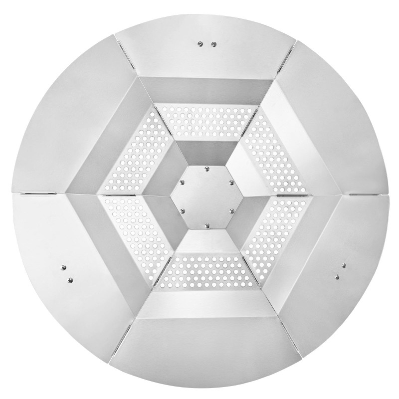 Tulipesän lämmönheijastin 304 ruostumatonta terästä halkaisija 685 mm korkeus 254 mm