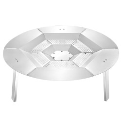 Tulipesän lämmönheijastin 304 ruostumatonta terästä halkaisija 685 mm korkeus 254 mm