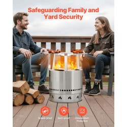 Pyöreä tulisijan lämpösuoja valmistettu 304-ruostumattomasta teräksestä halkaisijaltaan 508 mm