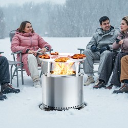 Pyöreä tulisijan lämpösuoja valmistettu 304-ruostumattomasta teräksestä halkaisijaltaan 508 mm