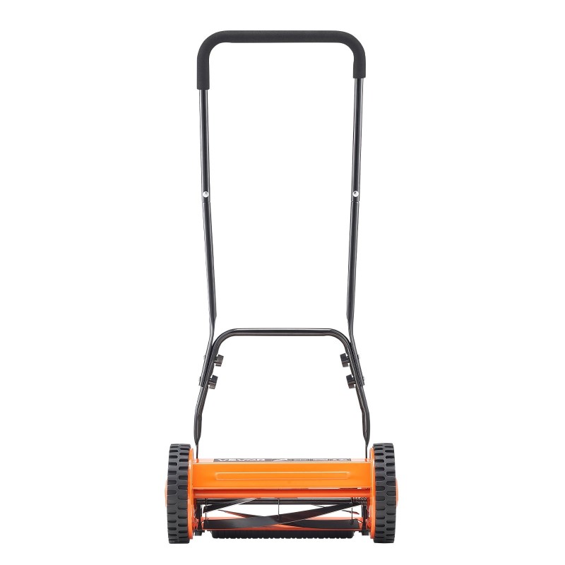 Manuaalinen kelaleikkuri teräsrunko 400 mm 5 terää säädettävä 15–45 mm keruupussilla