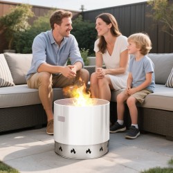 Tulisijan jalusta 430-ruostumattomasta teräksestä yhteensopiva 19,5 tuuman tulisijan kanssa